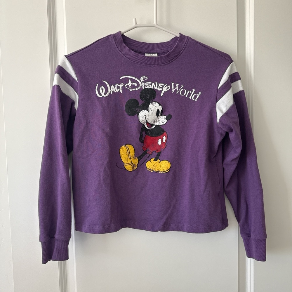 Disney Purple Mickey Mouse Kids Shirt